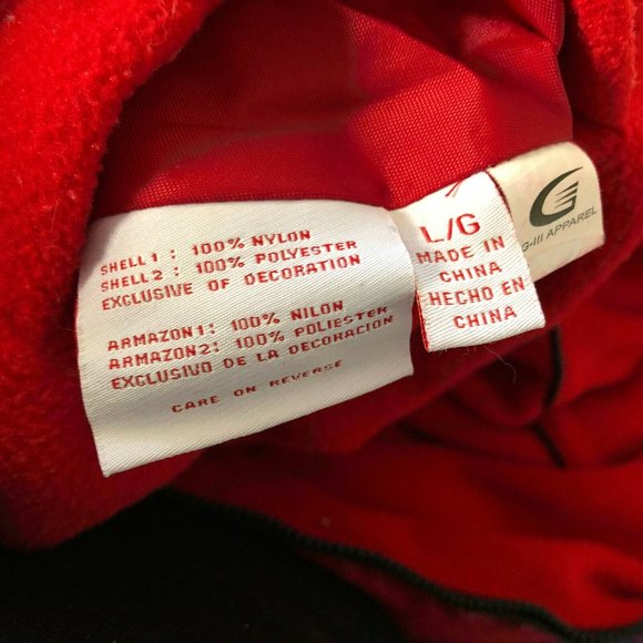 NFL KC Chiefs Fleece Nylon Reversible Jacket - Picture 9 of 10